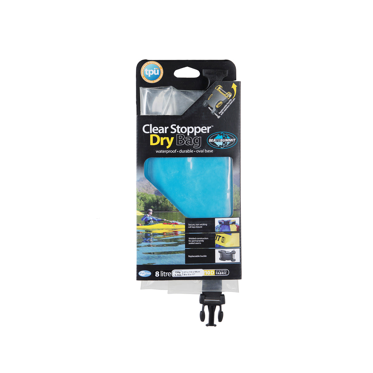 Sea To Summit Dry Sack Stopper Clear 8L Blue