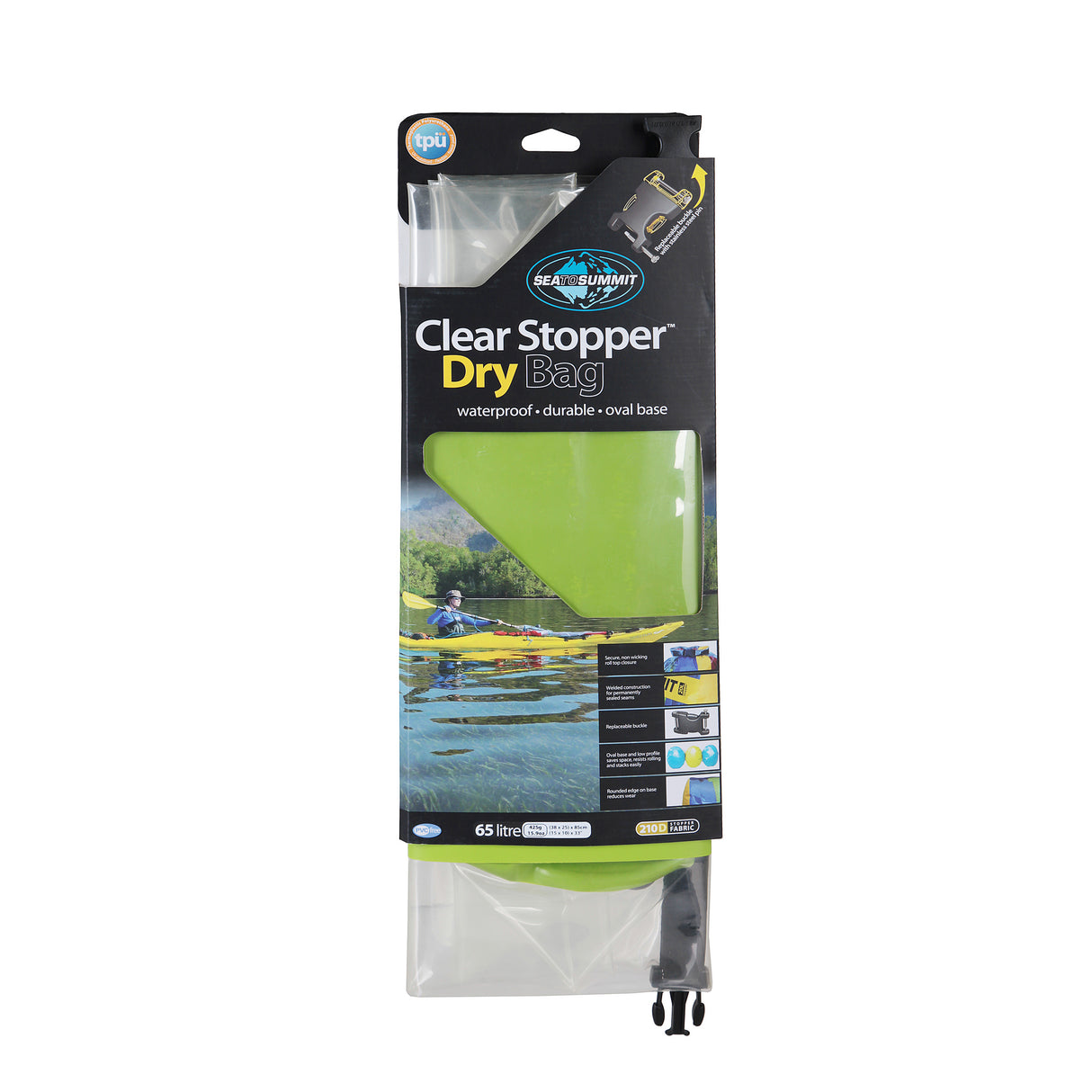 Sea to Summit Dry Sack Stopper Clear 65L Green