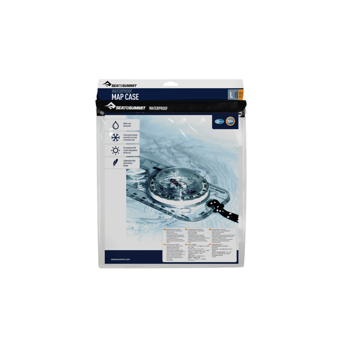 Sea To Summit Map Case Large 28x33cm Waterproof Clear