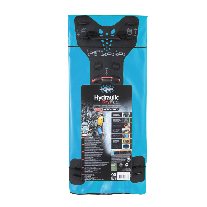 Sea To Summit Hydraulic Drybag Harness 90l Black