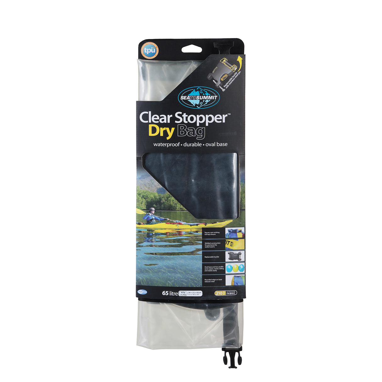 Sea to Summit Dry Sack Stopper Clear 65L Black