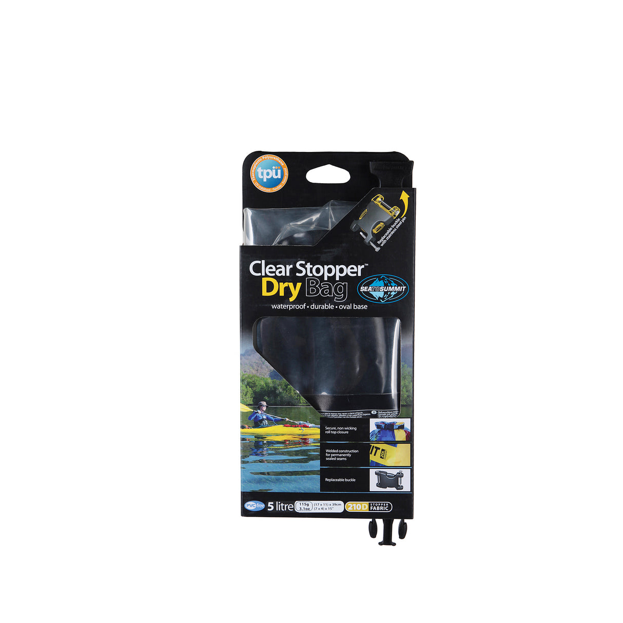 Sea To Summit Dry Sack Stopper Clear 5L Black