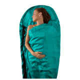 Sea To Summit Sleep Liner Silk Stretch Mummy Hood Seafoam
