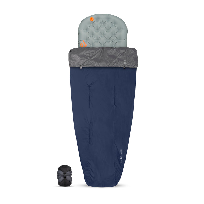 Sea To Summit Sleepbag Synthetic Glow Gw1 Integrated Quilt Long