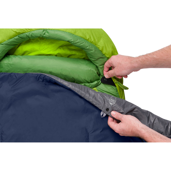 Sea To Summit Sleepbag Synthetic Glow Gw1 Integrated Quilt Regular