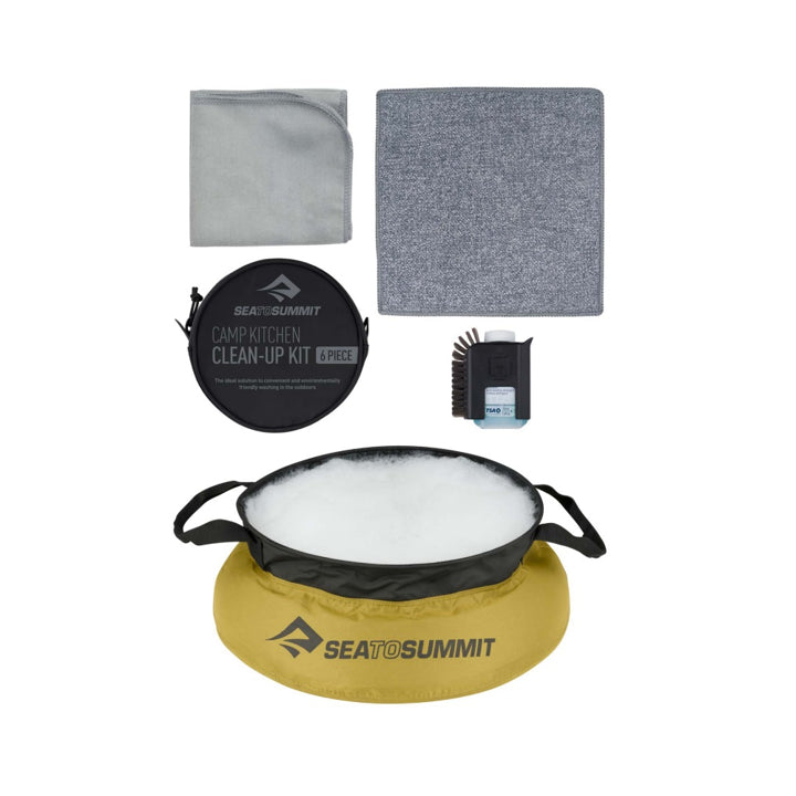 Sea To Summit Kitchen Clean Kit 6-Set Black
