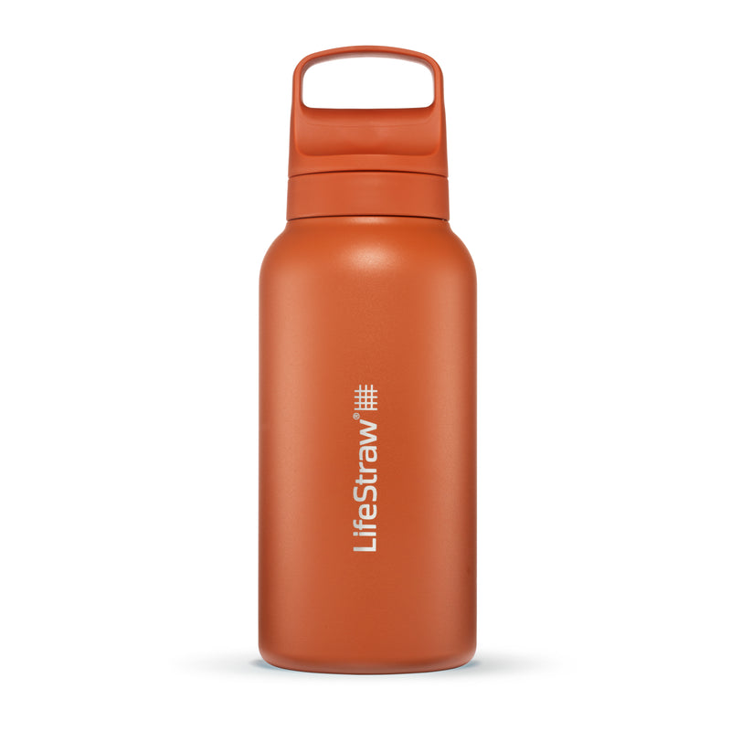 Lifestraw Go 2.0 Stainless Steel 1L Kyoto Orange