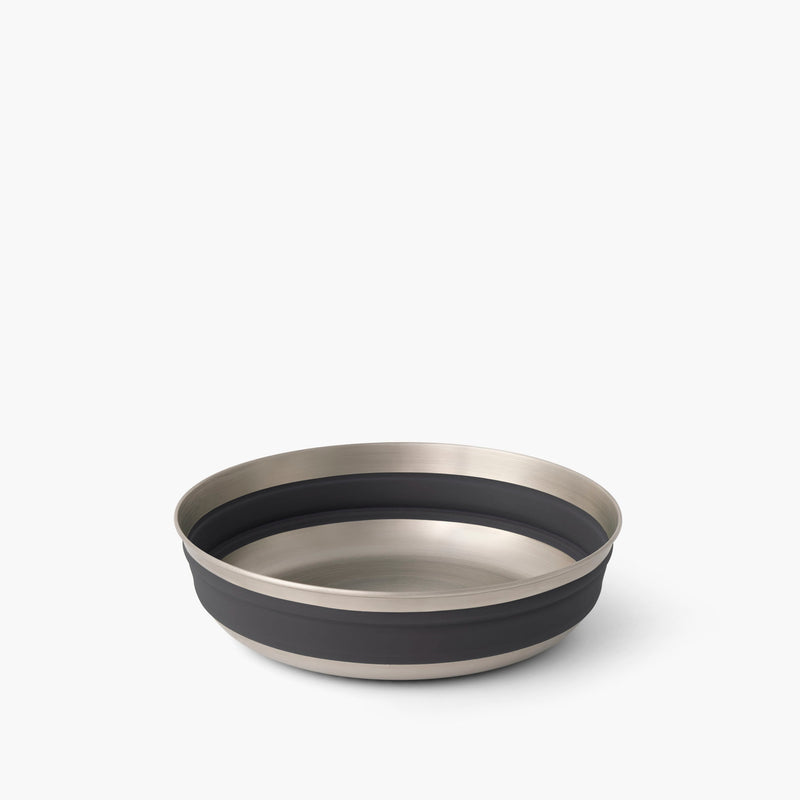 Sea To Summit Detour Stainless Steel Collapsible Bowl L Black
