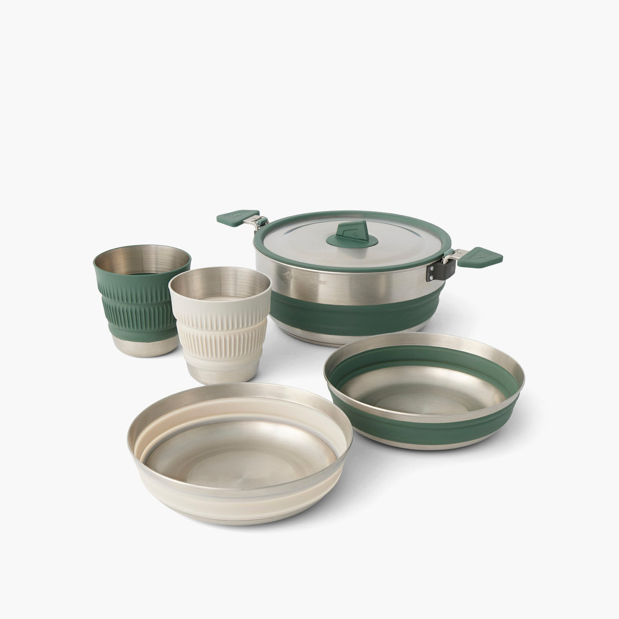 Sea To Summit Detour Stainless Steel One Pot Cook Set w/ 3L Pot [2P] [5 Piece]