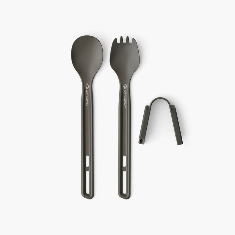 Sea To Summit Frontier Ultralight Cutlery Set [2 Piece] Long Handle Spoon And Spork