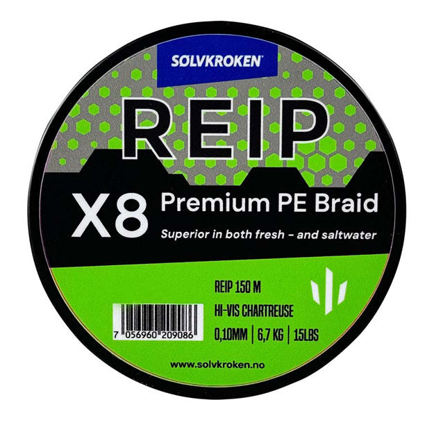 SØLVKROKEN REIP 150 M CHARTREUSE