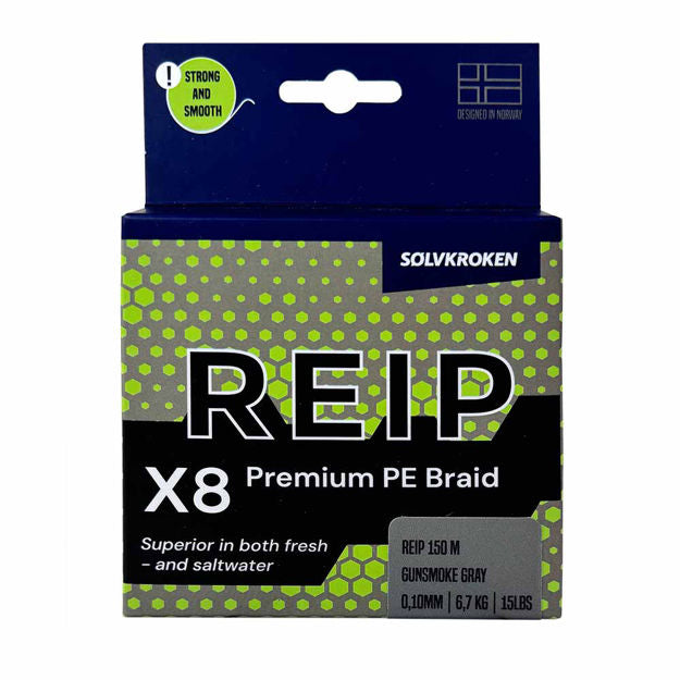 SØLVKROKEN REIP 300 M GUNSMOKE GREY