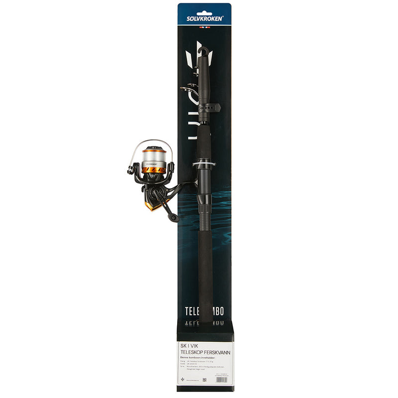 SØLVKROKEN SK I VIK FISKESETT TELESKOP FERSKVANN