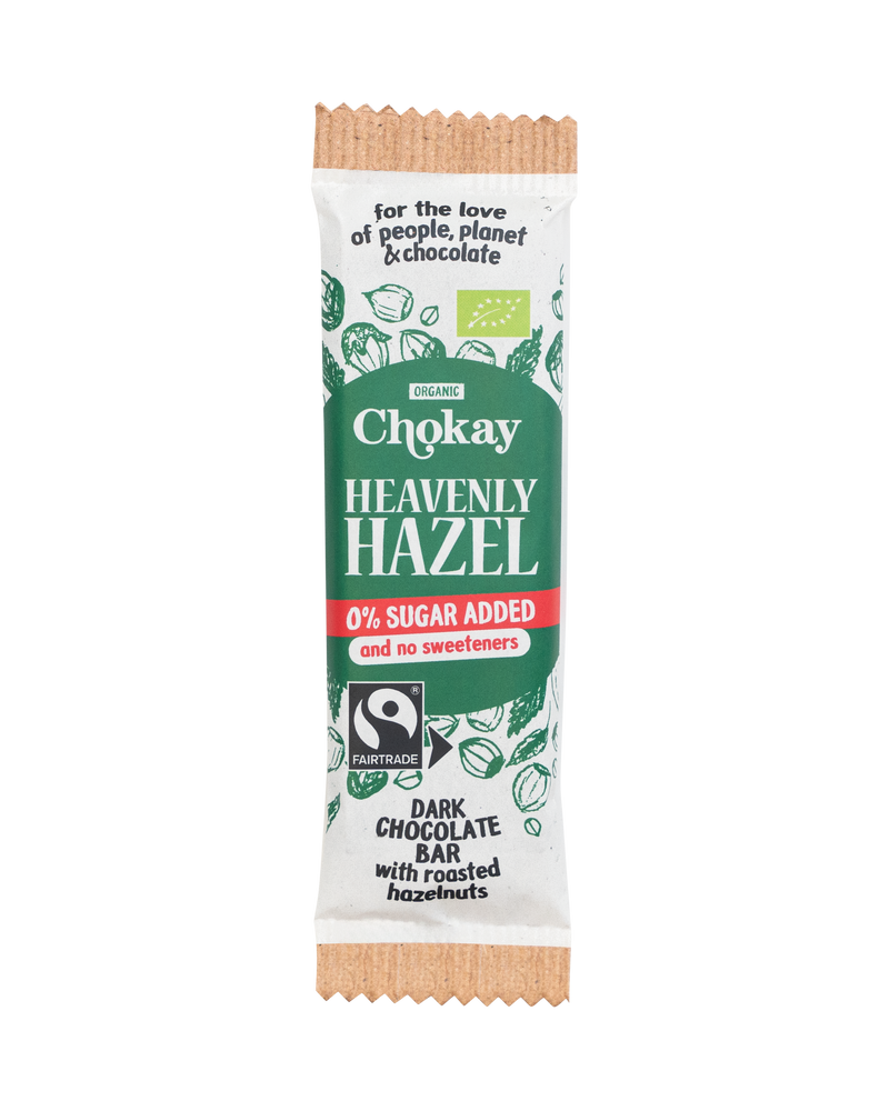 Chokay Økologisk Snack: Mørk Sjokolade og Hasselnøtter