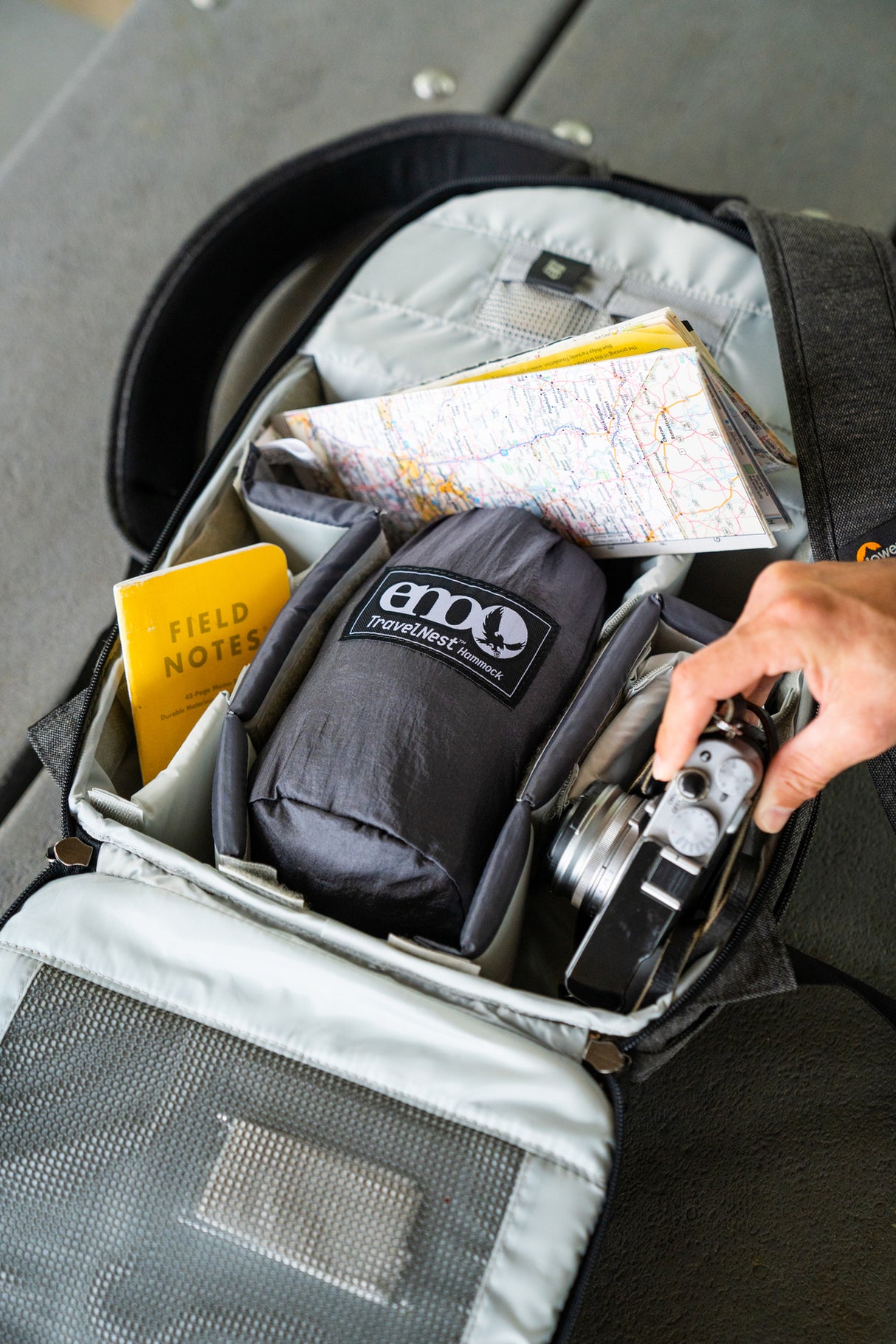 TravelNest Hammock & Straps Combo Charcoal