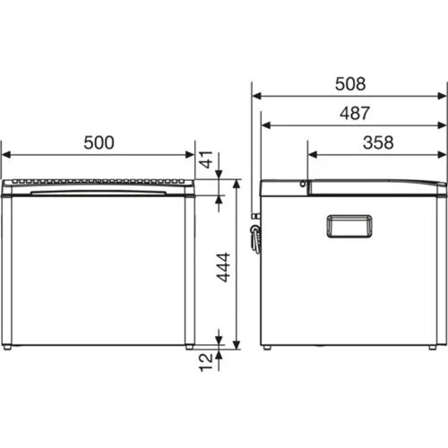 Kjøleboks CombiCool ACX3 40G 40 l 12V/230V/gasspatron