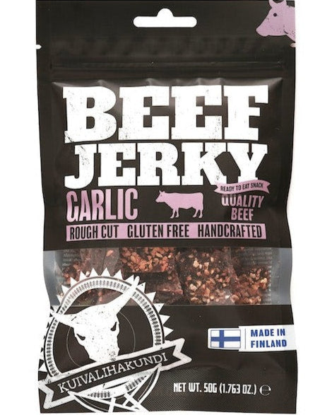 Kuivalihakundi Beef Jerky med Hvitløk