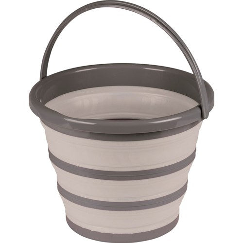 Bøtte sammenleggbar 10 l Grå