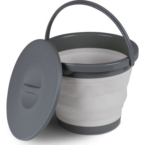 Bøtte sammenleggbar 5 l Grå