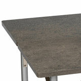 Campingbord 90x60 cm Zero Concrete Medium Kompositt lettvekt