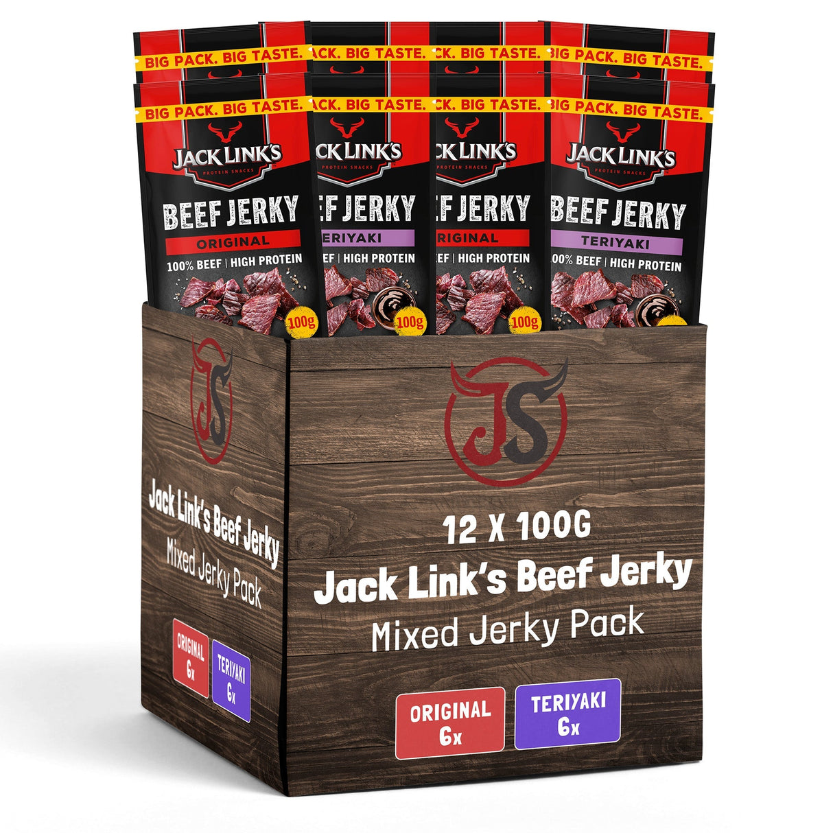 Jack Link's Beef Jerky Mix 12 x 100g