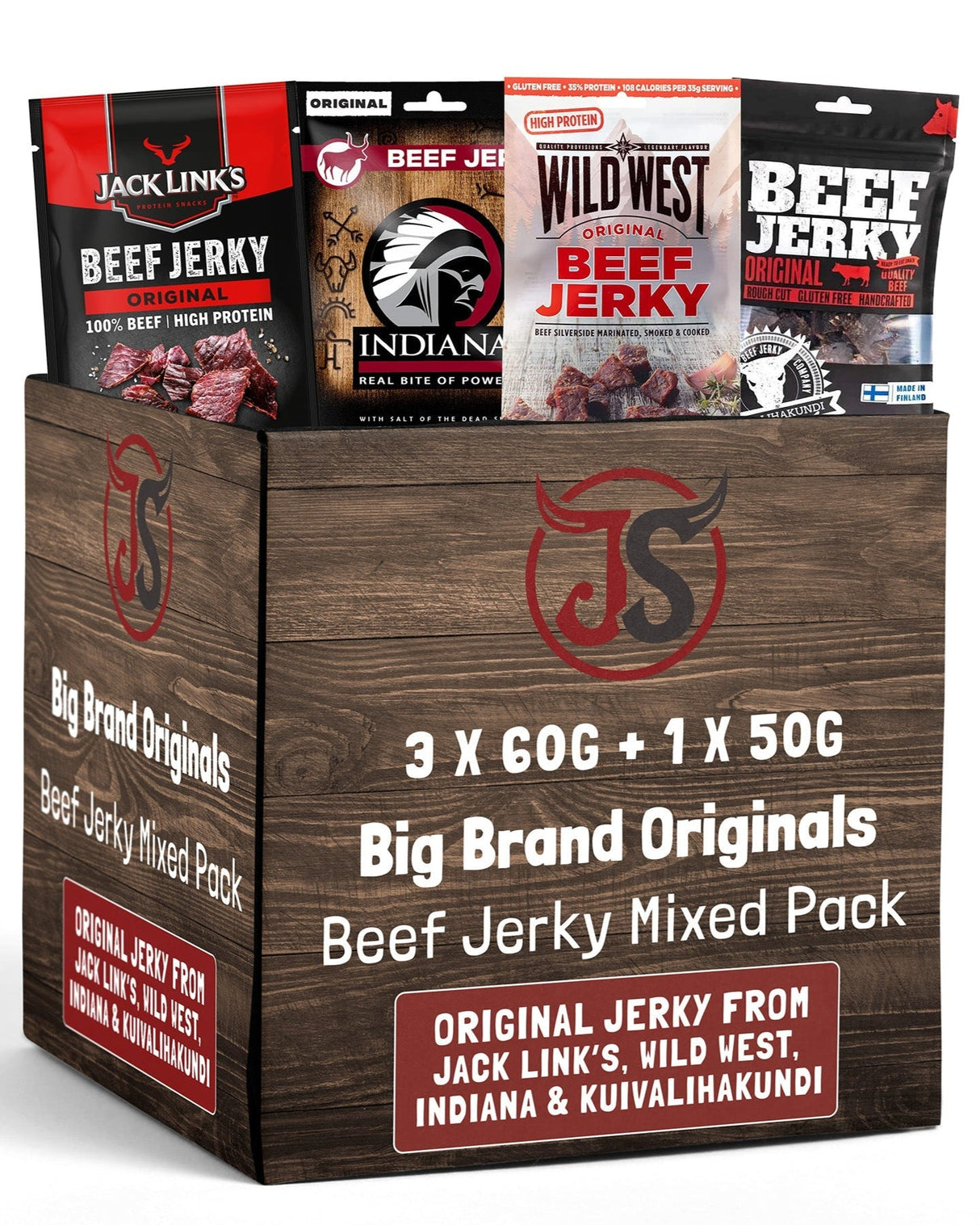 Big Brand Originals Beef Jerky Mixed Pack (230g)