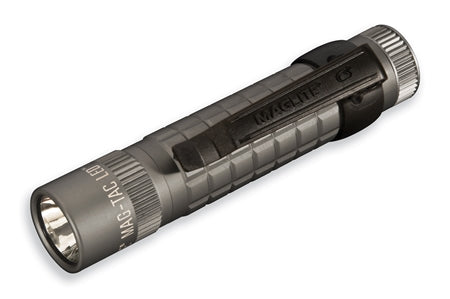 Ficklampa MAG-TAC, Svart plain, 2 st CR123 i blister