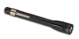 Ficklampa Mini AAA LED Svart clip & batterier i pr esentask