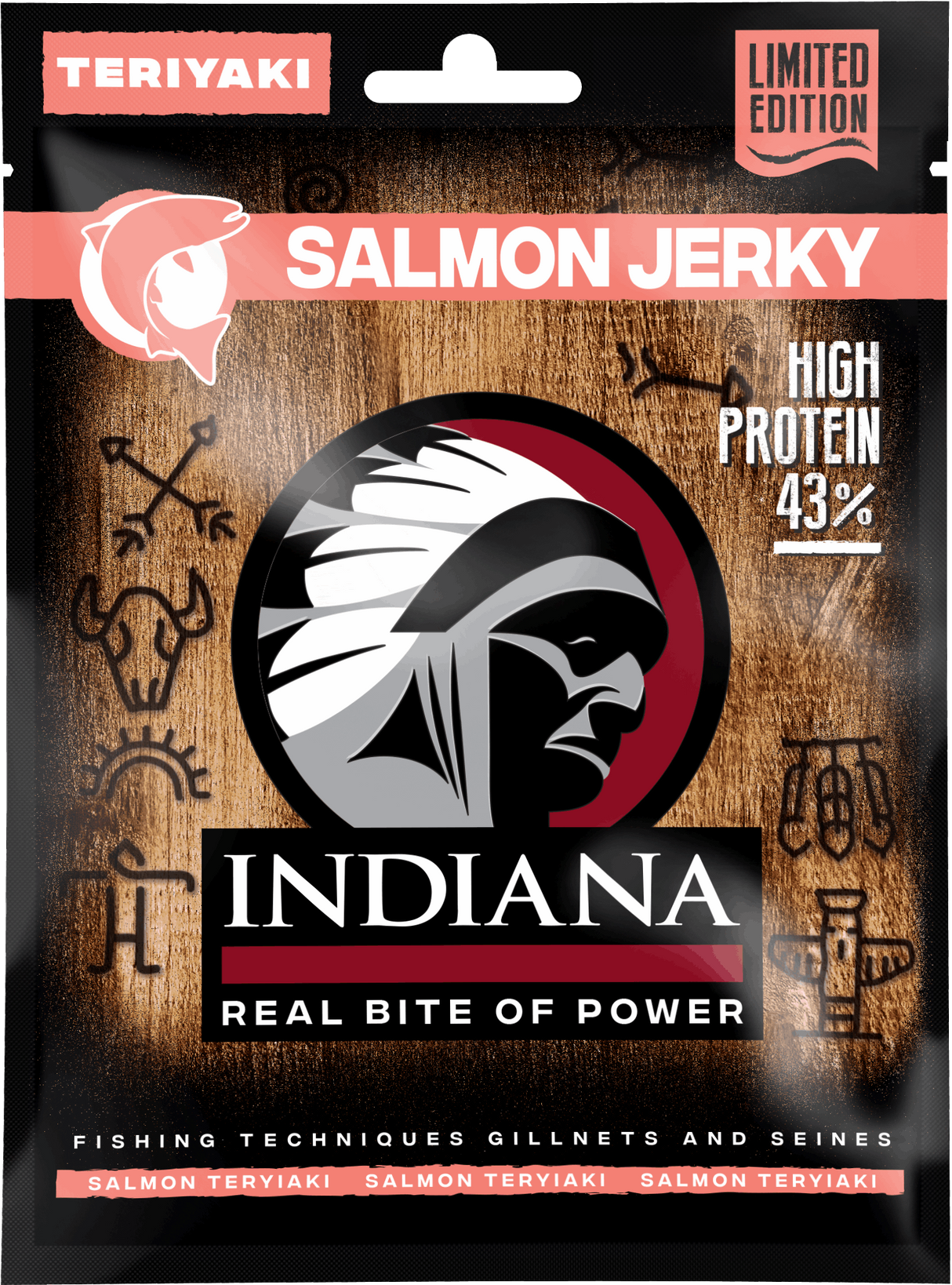 Indiana Laks Jerky Teriyaki