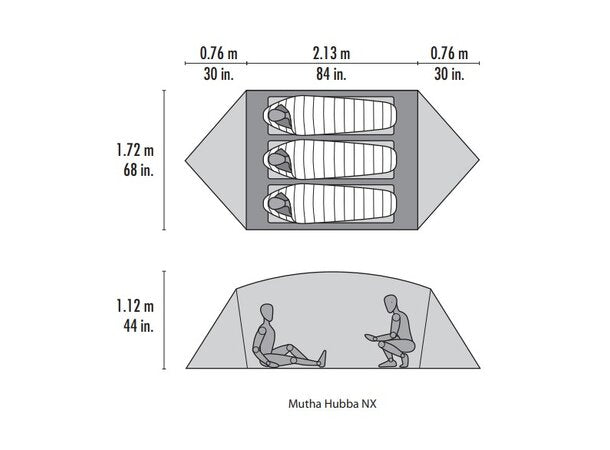 MSR Mutha Hubba NX Telt Grønn