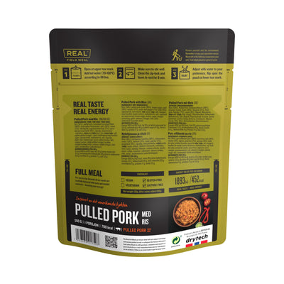 REAL Field Meal Pulled Pork med ris