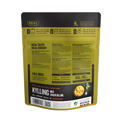 REAL Field Meal Kylling med linser og lime
