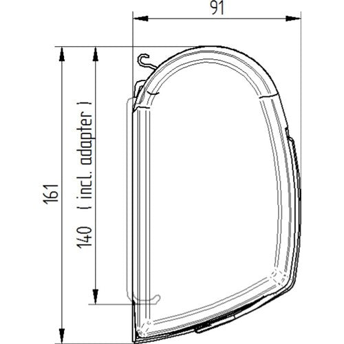 Markise THULE Omnistor 5200 4,50 x 2,50 m Mystic Grey, Hvit